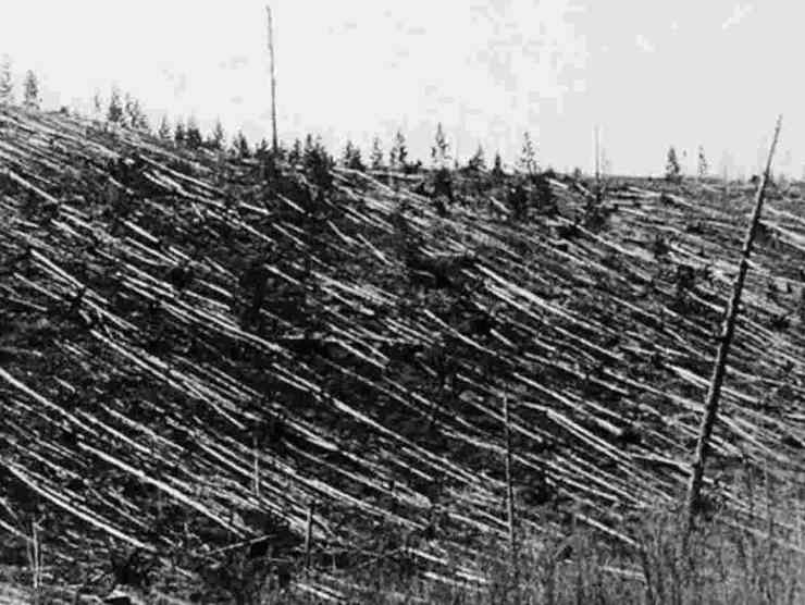 Foto d'epoca sull'evento di Tunguska - curiosauro.it