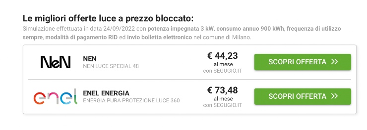 offerte luce e gas