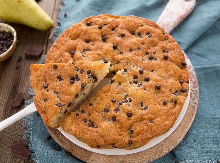 Torta di novembre alle pere e al cioccolato