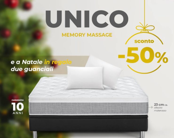 Promozione materassi Natale con Eminflex