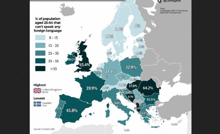 Mappa dell'Europa