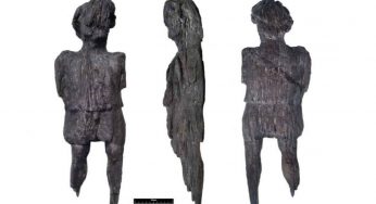 Gli archeologi scoprono un’antica statua in legno romana