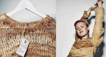 Un maglione fatto di capelli: una designer ungherese ricicla gli scarti dei parrucchieri per la moda