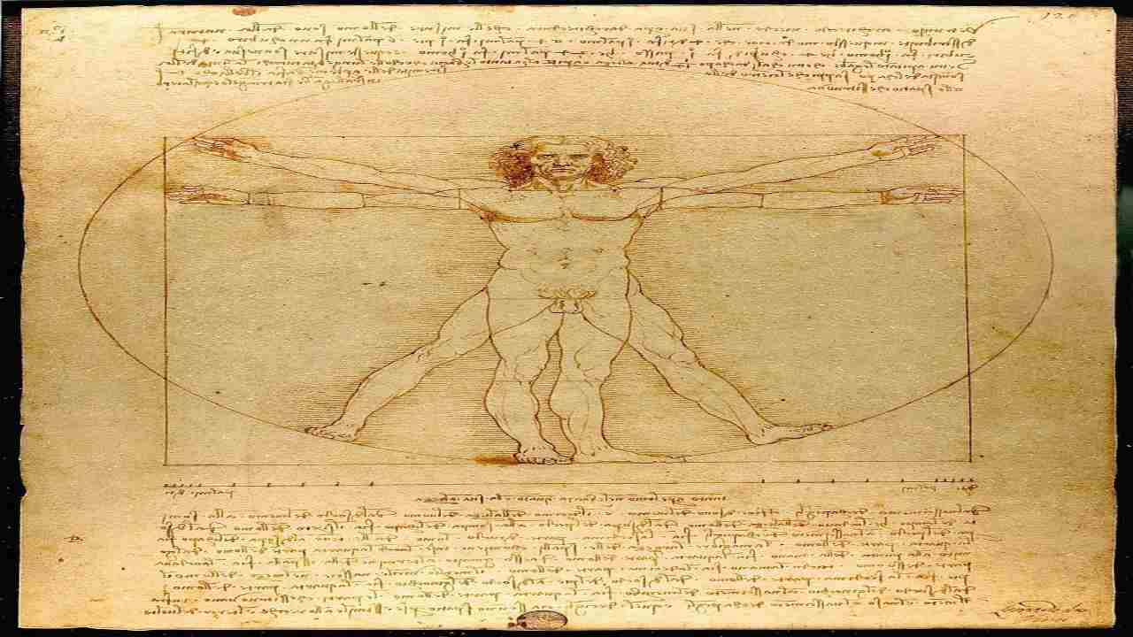L’Uomo Vitruviano di Leonardo Da Vinci: sapete esattamente cosa “nasconde”? Ecco i segreti