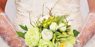 sposa con fiori