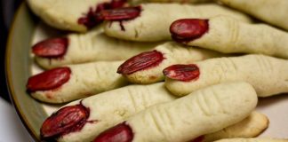Dita di strega dolci di Halloween
