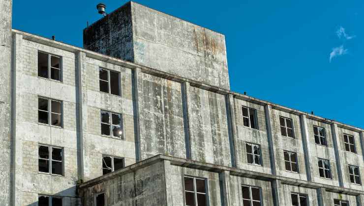 buckner building, l'edificio distrutto