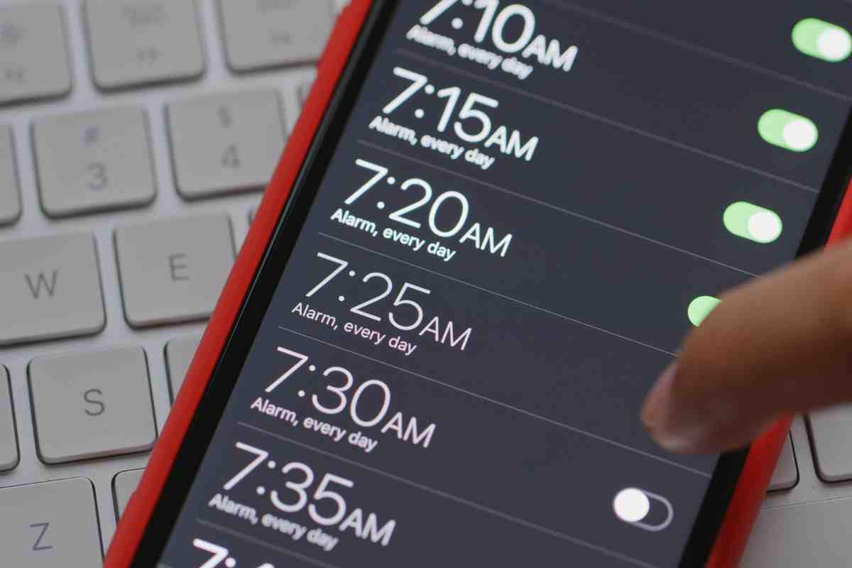 impostare più sveglie la mattina cosa vuol dire